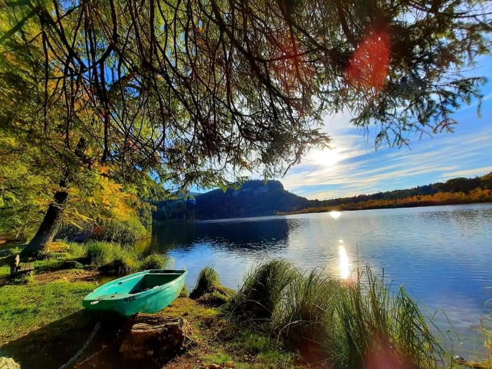 Le Jura En Toutes Saisons Piscine, Spa, Location Vtt, Balades 2Cv, Climatisation Bonlieu Luaran gambar