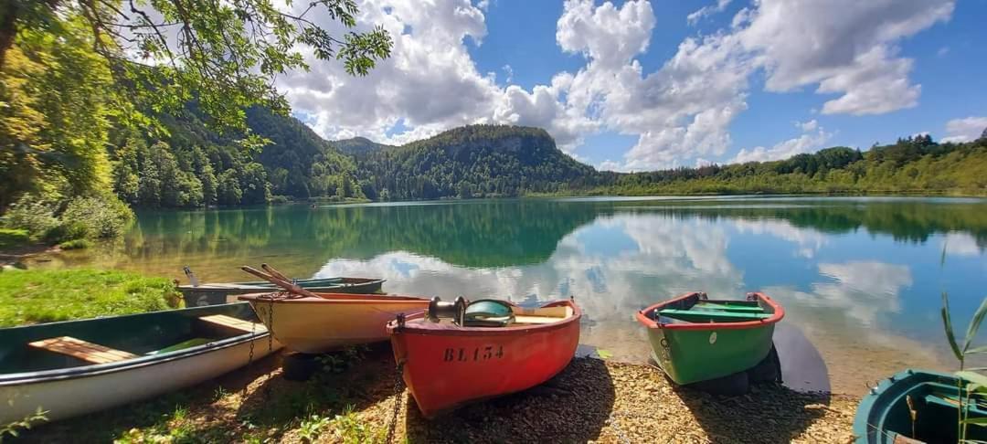 Le Jura En Toutes Saisons Piscine, Spa, Location Vtt, Balades 2Cv, Climatisation Bonlieu Luaran gambar