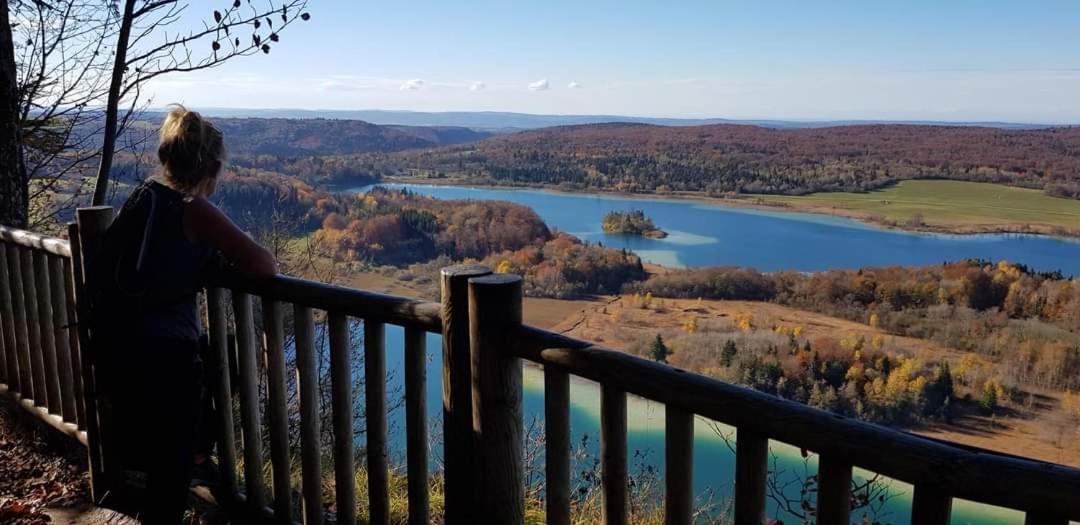 Le Jura En Toutes Saisons Piscine, Spa, Location Vtt, Balades 2Cv, Climatisation Bonlieu Luaran gambar